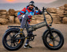 foldable fat tire mountain ebike 