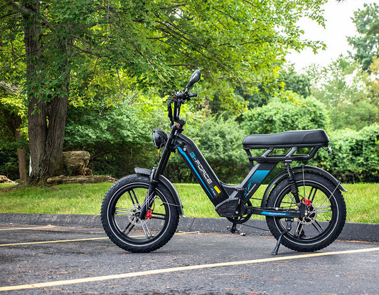 G-FORCE ZF - First look at Step-thru e-moped fat ebike